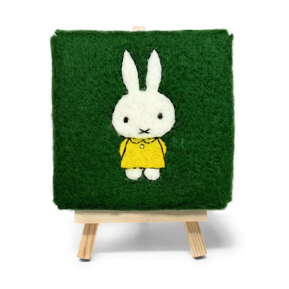 Green Needle Felt Miffy Craft Kit - Image 2