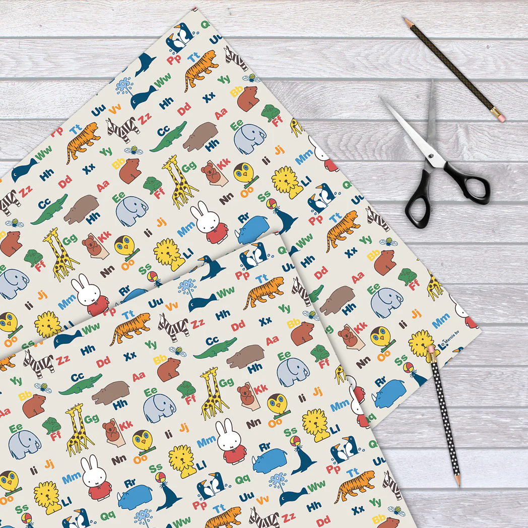 Miffy Alphabet Animals Gift Wrap - Image 3