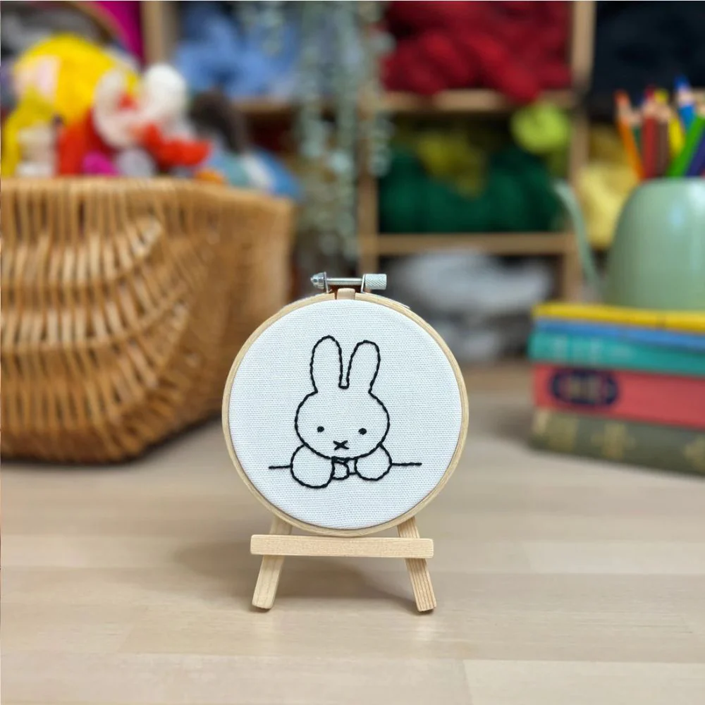 Miffy at the Table Mini Embroidery Kit - Image 2