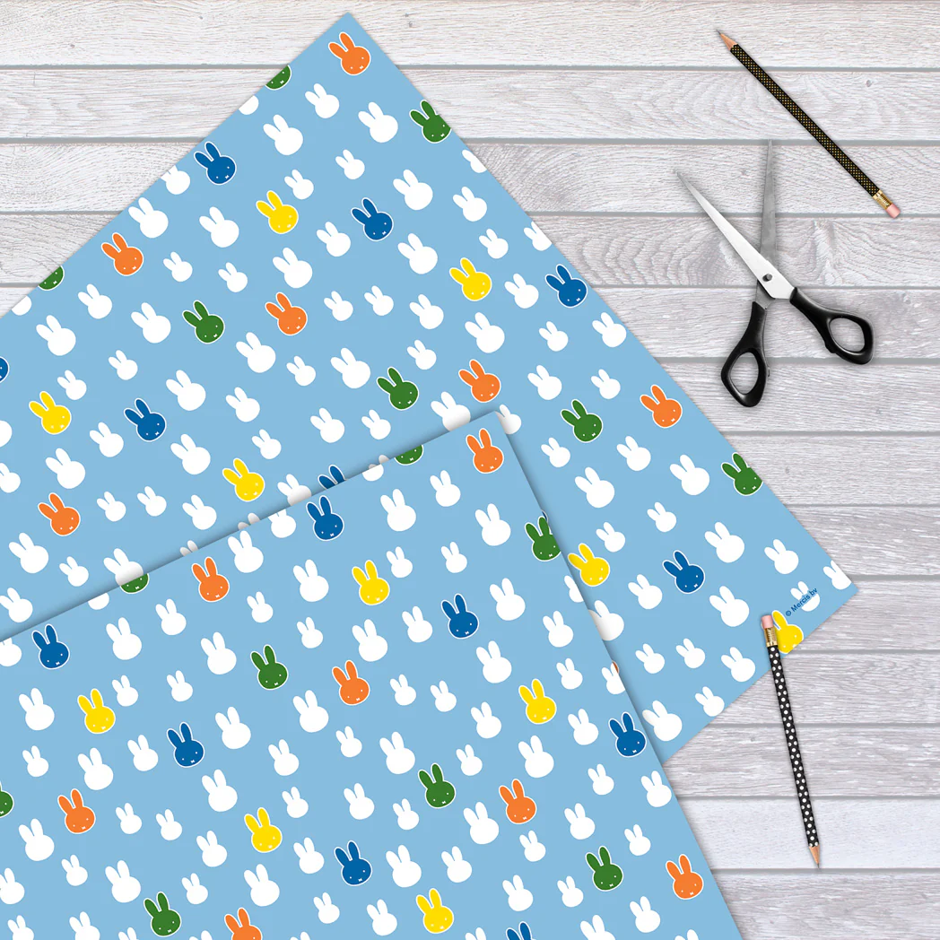 Miffy Blue Face Gift Wrap - Image 3