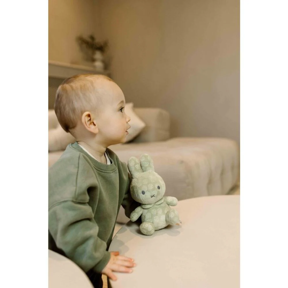 Miffy cuddly toy 20cm green flower - Image 5