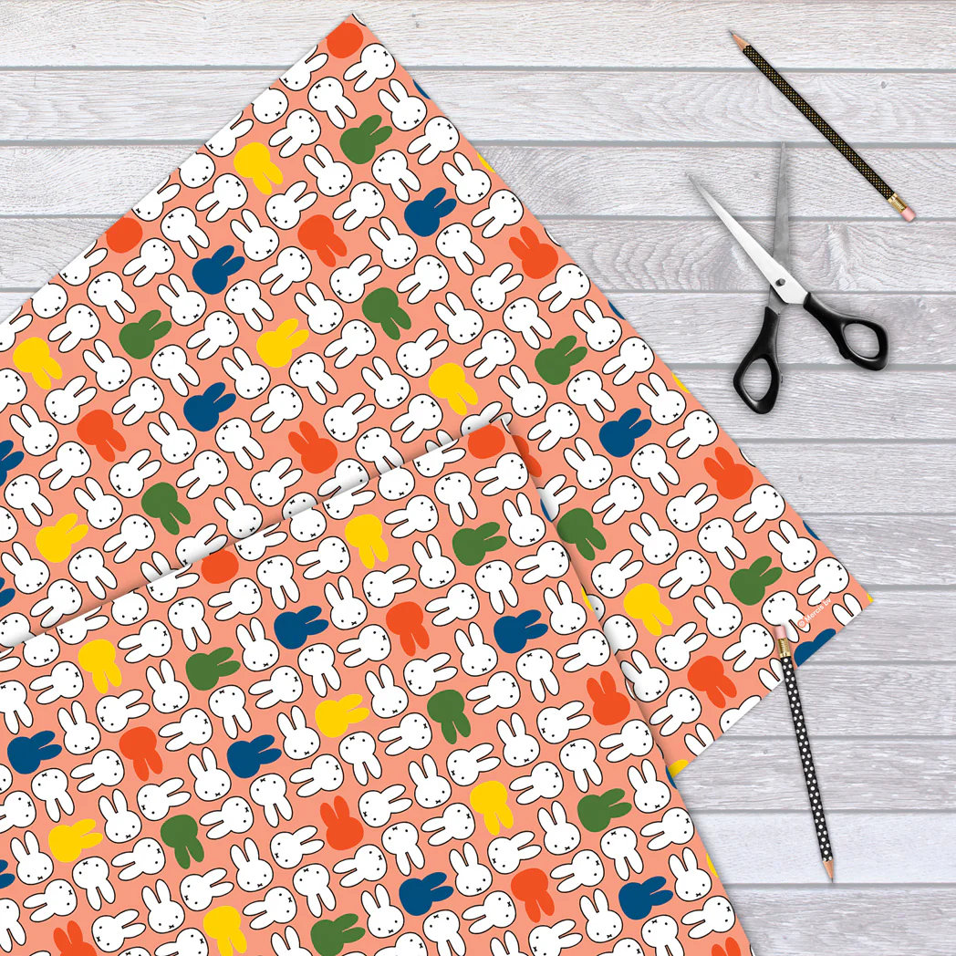 Miffy Pink Faces Gift Wrap - Image 3